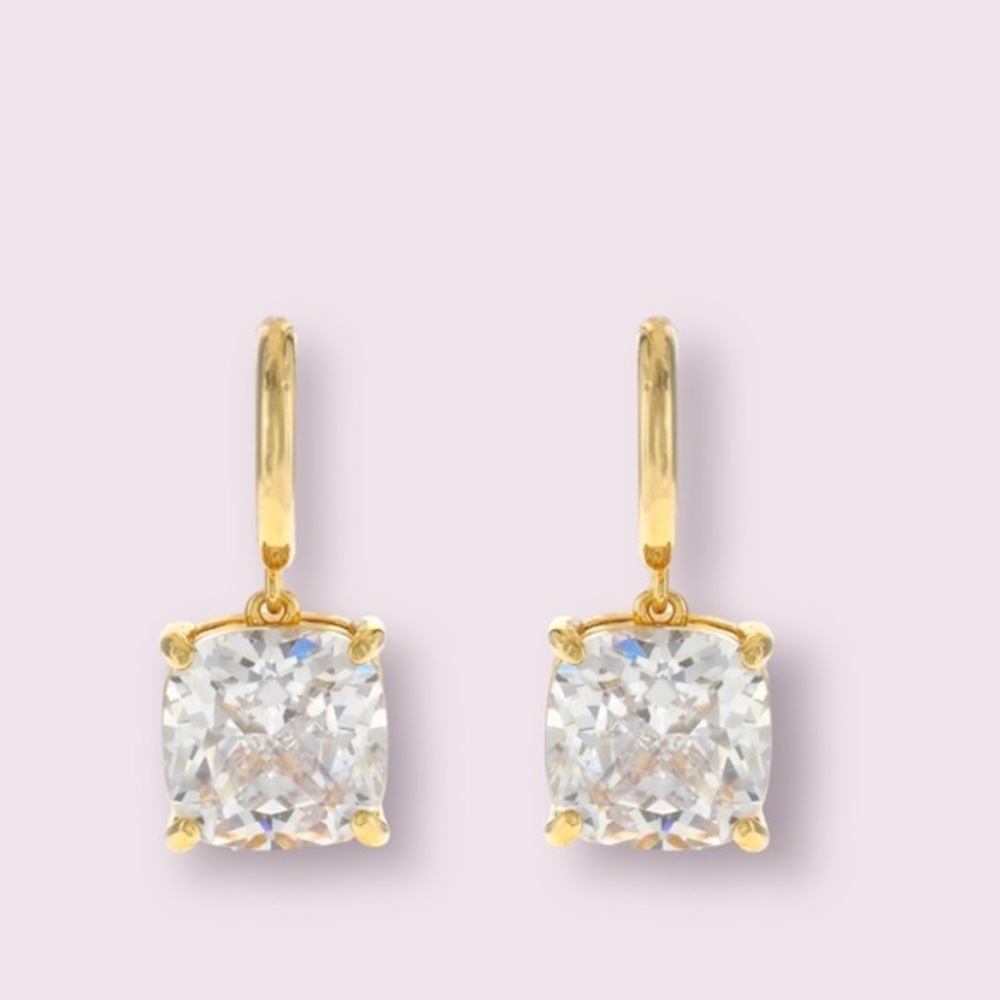 Kate Spade Stunning Square Huggies Earrings